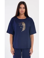 Dámské pyžamo kapri Pírko