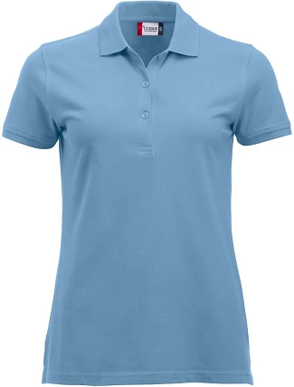 Clique Classic Marion S/S Dámské piqué polo z těžké bavlny 67.8246 light blue Clique Classic Marion S/S Dámské piqué polo z těžké bavlny 67.8246 light blue