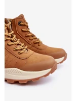 Dětské zateplené trekové boty Trapery Camel Big Star MM374202