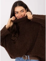 Jumper CH SW 72993.25 tmavě hnědý