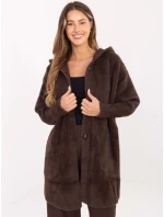 Kabát MBM PL 1518.95P tmavě hnědý