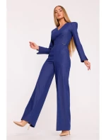 M883 Kombinéza džínového vzhledu - modrá