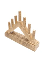 ADVENTNÍ KOSTEL 15.5x3.2x13.5CM 7 LED NAPÁJENÝCH BATERIÍ DĚTSKÉ PÍSMO