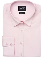 Daiber JN 677 Popelínová halenka s dlouhým rukávem 02.0677 light pink