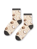 Ponožky 159-092 Melange Light Beige - Steven Ponožky 159-092 Melange Light Beige - Steven