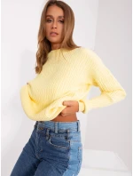 Svetr AT SW 2338.14P jasně žlutý - FPrice