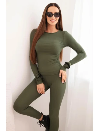 Dámský komplet 0333 khaki - Kesi
