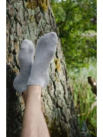 Hladké pánské ponožky 045