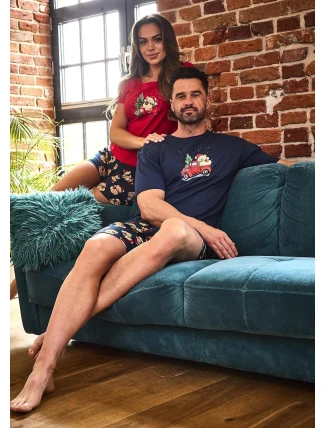 Pyžamo Cornette 628/432 Teddy 2 cr/r Christmas 3XL-5XL dámské