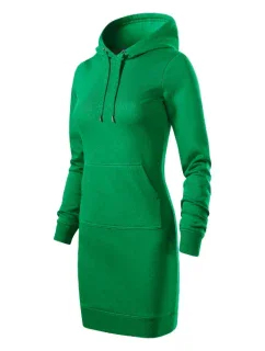 Snap šaty dámské středně zelená