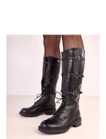 Dámské kozačky E8663 Černá - Yolera Dámské kozačky E8663 Černá - Yolera