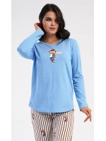 Dámské pyžamo dlouhé Bear Dámské pyžamo dlouhé Bear