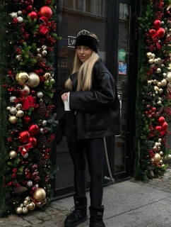 Voděodolné sněhové boty na platformě veganské D.Franklin DFSH370004 černé