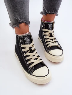 Dámské vysoké tenisky Big Star NN274283 černé