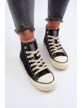 Dámské vysoké tenisky Big Star NN274283 černé