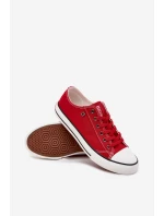 Pánské nízké tenisky Big Star – červené
