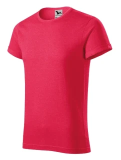 Fusion tričko pánské červený melír