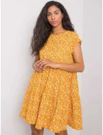 Šaty D50051Z30268 tmavě žluté