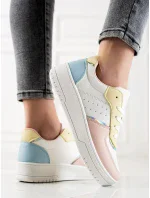 Originální dámské vícebarevné tenisky bez podpatku 8757 Originální dámské vícebarevné tenisky bez podpatku 8757