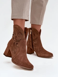 Boty na podpatku model 219132 Step in style