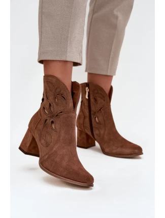 Boty na podpatku  model 219132 Step in style