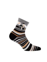 Chlapecké vzorované ponožky Wola W44.P01 U44.P01 33-38