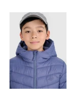 Chlapecká péřová bunda se syntetickou výplní 4F 4FJRAW25TDJAM0819-32S dětská bunda