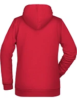 Daiber JN 795 Dámská mikina s kapucí 02.0795 red Daiber JN 795 Dámská mikina s kapucí 02.0795 red