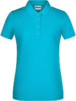 Daiber 8009 Dámské piqué polo z bio bavlny 02.8009 turquoise Daiber 8009 Dámské piqué polo z bio bavlny 02.8009 turquoise