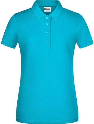 Daiber 8009 Dámské piqué polo z bio bavlny 02.8009 turquoise Daiber 8009 Dámské piqué polo z bio bavlny 02.8009 turquoise