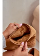 Vysoké Sněhové Boty Na Platformě Big Star OO274893 Camel Vysoké Sněhové Boty Na Platformě Big Star OO274893 Camel