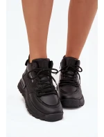 Dámské sportovní boty na platformě Big Star – černé