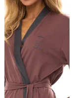 L&L 2505 dlouhý dámský viskózový župan M-2XL L&L 2505 dlouhý dámský viskózový župan M-2XL