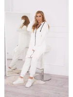 Hřejivá souprava s dlouhou mikinou ecru Hřejivá souprava s dlouhou mikinou ecru