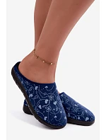 Dámské pantofle s vzorem Inblu ET000041 Tmavě modré