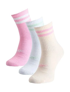 Dívčí ponožky 4F F552 vícebarevné 1 4FJWSS26USOCF552 91S