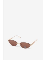 Dámské sluneční brýle s UV filtrem tmavě hnědé