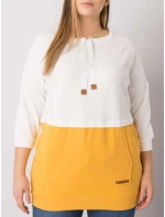 Mikina RV BL 6845.51P bílá a žlutá