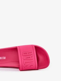 Dámské módní pantofle Big Star - růžové