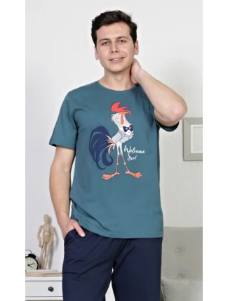 Pánské pyžamo kapri Kohout Pánské pyžamo kapri Kohout