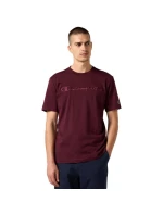 Pánské tričko Champion SS Tee maroon 220273 RS522 pánské Pánské tričko Champion SS Tee maroon 220273 RS522 pánské