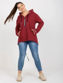 Mikina RV BL 8266.34P kaštanová