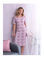 Dámská noční košile 15231-304-2 růžová-potisk - Pastunette