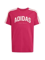 Dětské tričko adidas Codes Collegiate Graphic Tee růžové KA9764