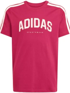 Dětské tričko adidas Codes Collegiate Graphic Tee růžové KA9764