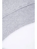 Zateplená mikina s bočními rozparky šedá Zateplená mikina s bočními rozparky šedá