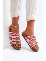 Dámské Bílé Sandály Na Korkové Podrážce Fannea Dámské Bílé Sandály Na Korkové Podrážce Fannea