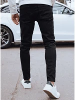 Pánské černé džínové kalhoty FashionStreet UX4262 Pánské černé džínové kalhoty FashionStreet UX4262