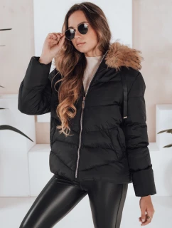 Dámská prošívaná bunda černá FashionStreet TY5126