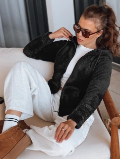 Dámská mikina s kapucí černá FashionStreet BY1556